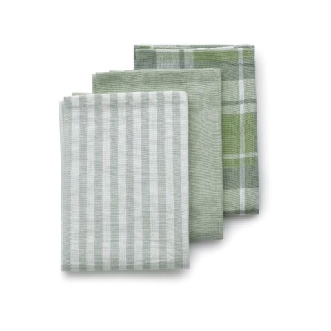 Ściereczki do naczyń 65 x 45 cm zielone 3 sztuki