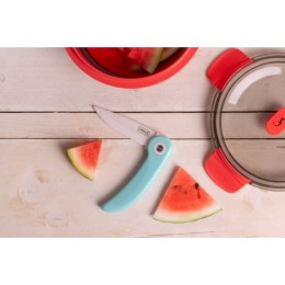 Składany nóż piknikowy ceramiczny LURCH 7,5 cm błękitny