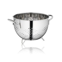 Stalowy durszlak, śred. 24 cm, wys. 15,5 cm
