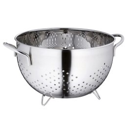 Stalowy durszlak, śred. 24 cm, wys. 15,5 cm