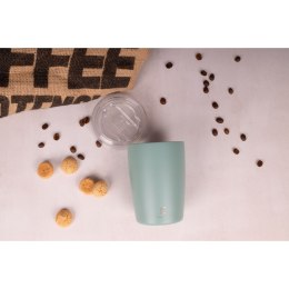 Termiczny kubek do kawy, stal nierdzewna/tworzywo stuczne, 0,3 l, zielony