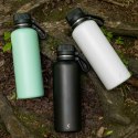Butelka termiczna, stalowa, 1,0 l, czarna