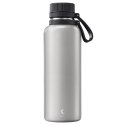 Butelka termiczna, stalowa, 1,0 l, szara