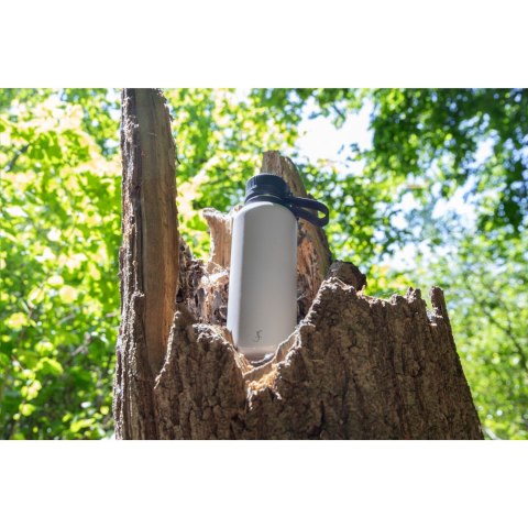 Butelka termiczna, stalowa, 1,0 l, szara