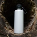 Butelka termiczna, stalowa, 1,0 l, szara