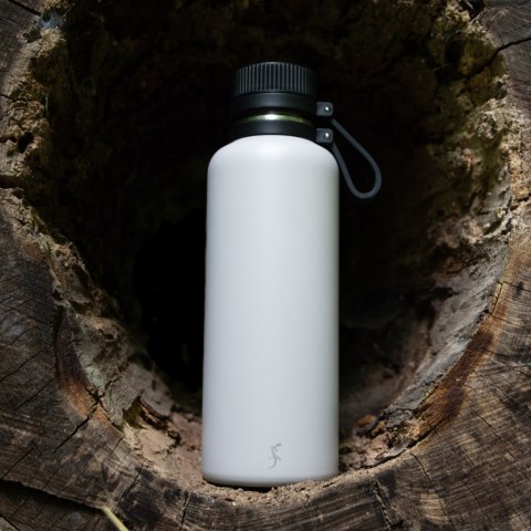 Butelka termiczna, stalowa, 1,0 l, szara