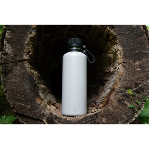 Butelka termiczna, stalowa, 1,0 l, szara