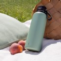 Butelka termiczna, stalowa, 1,0 l, zielona