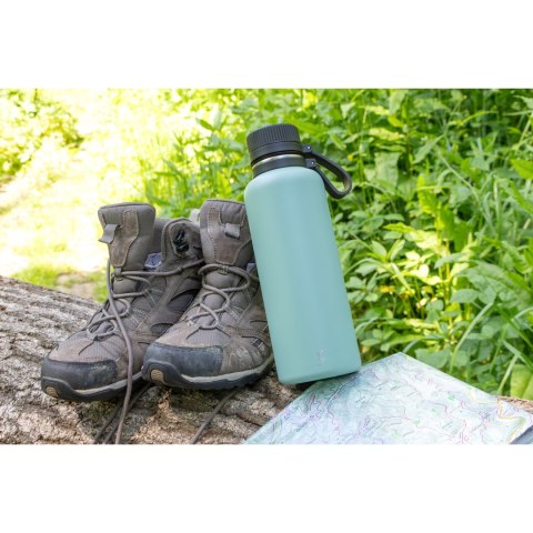 Butelka termiczna, stalowa, 1,0 l, zielona