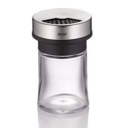 Dozownik do przypraw, szkło/stal nierdzewna, 0,07 l, śred. 6 x 9,5 cm