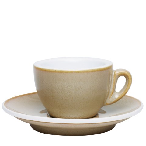 Filiżanka do espresso ze spodkiem 0,05 L beżowa CILIO