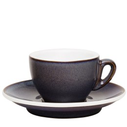 Filiżanka do espresso ze spodkiem 0,05 L granatowa CILIO
