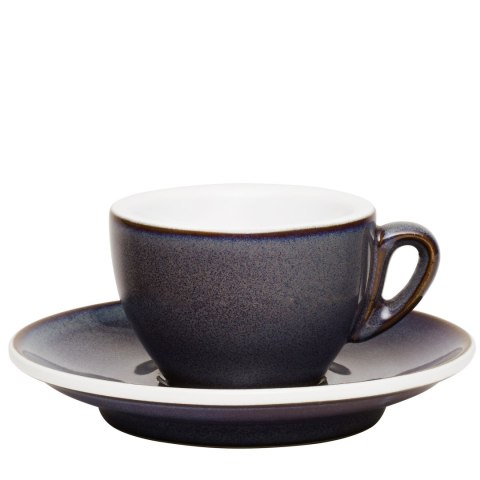 Filiżanka do espresso ze spodkiem 0,05 L granatowa CILIO