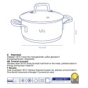 Garnek z pokrywą KELA 1,2 L Flavoria