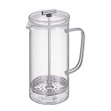 Kafeteria tłokowa, szkło borokrzemowe, 1,0 l/8 filiżanek, śred. 9,5 x 20,5 cm, przezroczysta