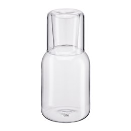 Karafka ze szklanką 0,75 L + 0,2 L śred. 9,5 x 19,5 cm przezroczysta CILIO