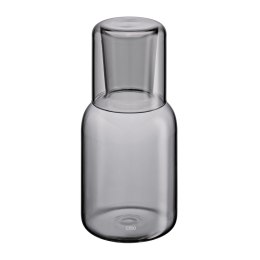 Karafka ze szklanką 0,75 L + 0,2 L śred. 9,5 x 19,5 cm szara CILIO