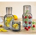 Karafka ze szklanką 0,75 L + 0,2 L śred. 9,5 x 19,5 cm szara CILIO