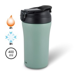Kubek termiczny z ustnikiem słomką 0,4 L śred. 8,5 x 16,5 cm miętowy CILIO