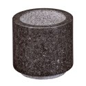 Moździerz granitowy na drewnianej podstawie CILIO śred. 10 x 9,5 cm 1,4 KG
