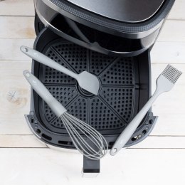 Narzędzia kuchenne 3 elementy rózga pędzel szpatułka silikon 25 cm szare LURCH