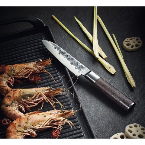 Nóż santoku japońska stal drewno wenge 13 cm ZASSENHAUS