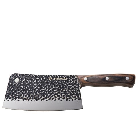 Nóż szefa kuchni w pokrowcu, 17 cm, stal/drewno pakka