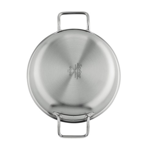 Patelnia do serwowania z powłoką nieprzywierającą SPRING śred. 24 x 6 cm do metalowych narzędzi