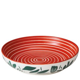 Płytka miska 0,75 L porcelana śred. 21 cm liście CILIO