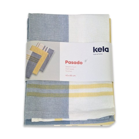 Ściereczki do naczyń KELA 65 x 45 cm szaro żółte 3 sztuki