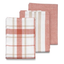 Ściereczki do naczyń KELA 65x45 cm terakota 3 sztuki