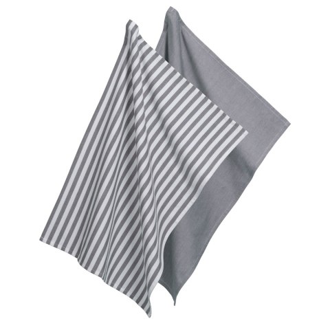 Ściereczki kuchenne, bawełna/bambus, 50 x 70 cm, szare