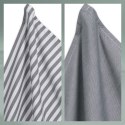 Ściereczki kuchenne, bawełna/bambus, 50 x 70 cm, szare
