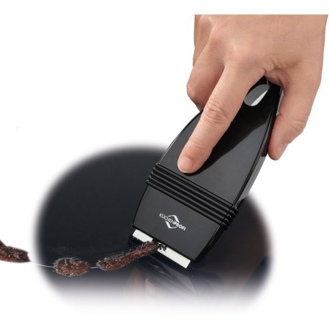 Skrobak do płyt ceramicznych KUCHENPROFI 14,5 x 6 cm czarny