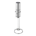 Spieniacz do mleka na stojaku, stal nierdzewna, 21 cm