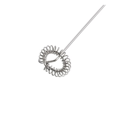 Spieniacz do mleka na stojaku, stal nierdzewna, 21 cm