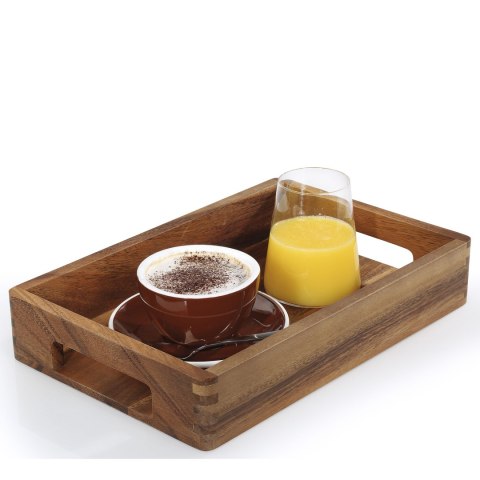 Taca do serwowania drewno akacji 33 x 22 x 6 cm ZASSENHAUS