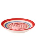 Tarka do imbiru porcelana śred. 12 cm czerwona CILIO