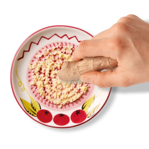 Tarka do imbiru porcelana śred. 12 cm pomidory CILIO