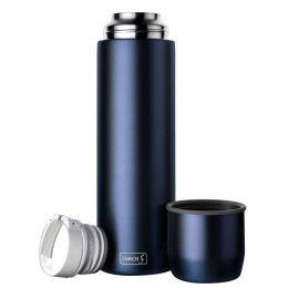 Termos stalowy, 0,75 l, śred. 7,5 x 29 cm, ciemnoniebieski