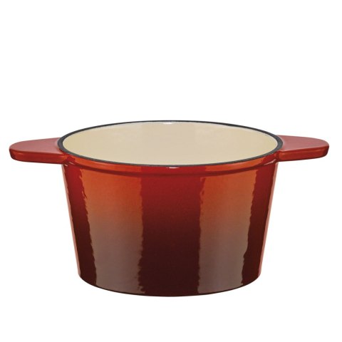 Zestaw do fondue dla 8 osób SPRING 12 elementów 1,5 L śred. 16 cm czerwony
