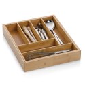 Bambusowy wkład na sztućce rozsuwany 35-58 x 43 x 6,5 cm KELA