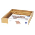 Bambusowy wkład na sztućce rozsuwany 35-58 x 43 x 6,5 cm KELA