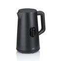 Czajnik elektryczny z regulacją temperatury 1,5 L śred. 15,5 x 27,5 cm czarny KELA