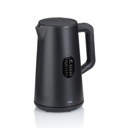 Czajnik elektryczny z regulacją temperatury 1,5 L śred. 15,5 x 27,5 cm czarny KELA