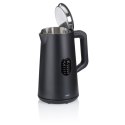 Czajnik elektryczny z regulacją temperatury 1,5 L śred. 15,5 x 27,5 cm czarny KELA