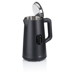 Czajnik elektryczny z regulacją temperatury 1,5 L śred. 15,5 x 27,5 cm czarny KELA