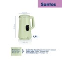Czajnik elektryczny z regulacją temperatury 1,5 L śred. 15,5 x 27,5 cm jasnozielony KELA