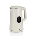Czajnik elektryczny z regulacją temperatury 1,5 L śred. 15,5 x 27,5 cm kremowy KELA