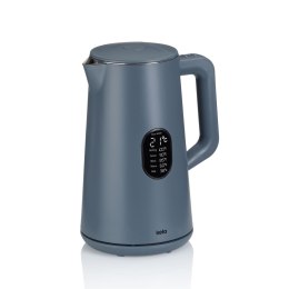 Czajnik elektryczny z regulacją temperatury 1,5 L śred. 15,5 x 27,5 cm szary KELA